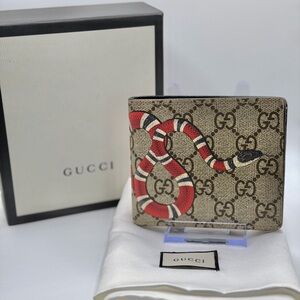 Gucci GG Kingsnake Bifold Wallet